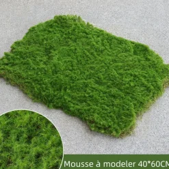 Downypaws Plantes Artificielles | - Feuille de mousse artificielle en peluche 40×60 cm