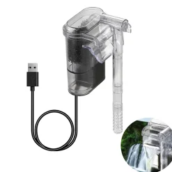 Downypaws Pompes, Filtres, Chauffages Et Accessoires | - Filtre cascade usb silencieux & réglable pour aquarium