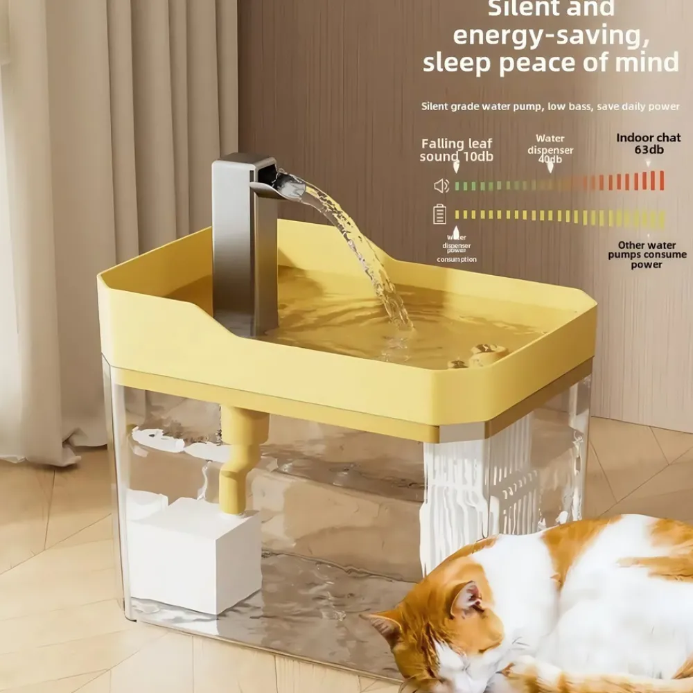 Downypaws - Fontaine à eau automatique pour chat bol d'alimentation fournitures animaux Discount