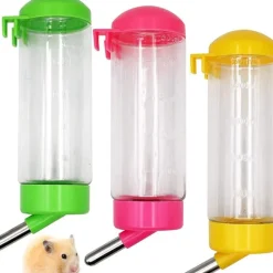 Downypaws - Fontaine à eau automatique pour hamsters-400 ml - 3 pièces - rose + vert + jaune Online