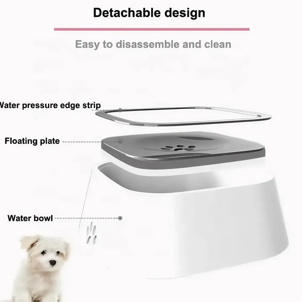 Downypaws Gamelles Et Autres Accessoires | - Fontaine à eau flottante anti-éclaboussures pour chien de compagnie