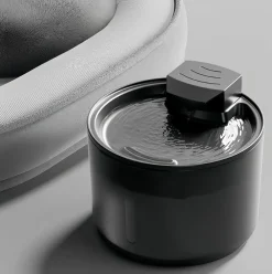 Downypaws - Fontaine à eau pour chat : en acier inoxydable filtre automatique grande capacité de circulation d'eau Clearance
