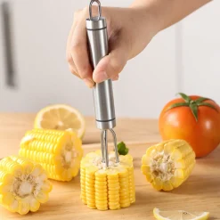 Downypaws Barbecues Et Planchas | - Fourchette pour maïs en acier inoxydable