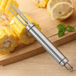 Downypaws Barbecues Et Planchas | - Fourchette pour maïs en acier inoxydable