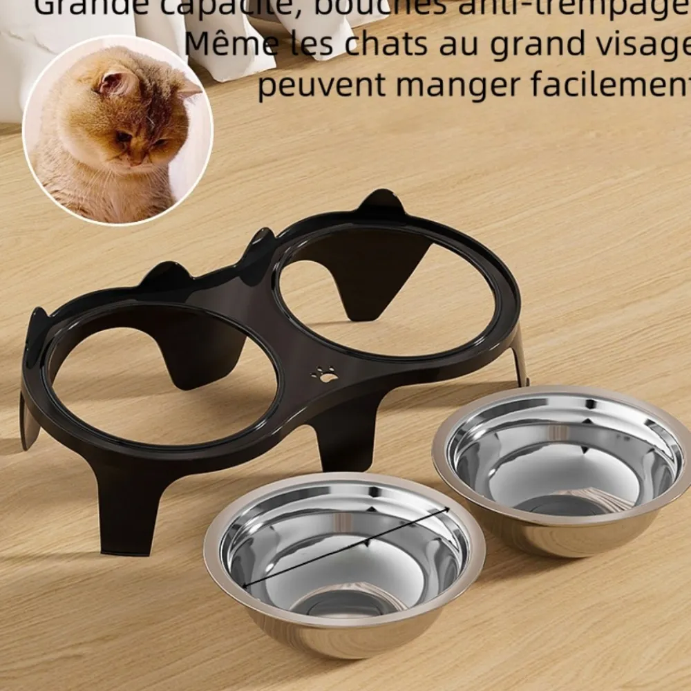 Downypaws - Gamelle surélevée pour chat Best