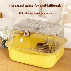 Downypaws Cages Et Accessoires | - Grande cage à hamster en acrylique - pour ours doré, fournitures de luxe pour animaux de compagnie