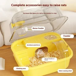 Downypaws Cages Et Accessoires | - Grande cage à hamster en acrylique - pour ours doré, fournitures de luxe pour animaux de compagnie