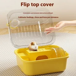 Downypaws Cages Et Accessoires | - Grande cage à hamster en acrylique - pour ours doré, fournitures de luxe pour animaux de compagnie
