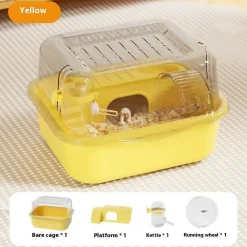 Downypaws Cages Et Accessoires | - Grande cage à hamster en acrylique - pour ours doré, fournitures de luxe pour animaux de compagnie