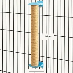 Downypaws - Griffoir pour chat -40cm-peut être fixé dans la cage Sale