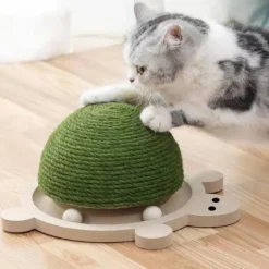 Downypaws - Griffoir pour chat en forme de tortue-balle jouet pour chat-29*24*14cm Hot