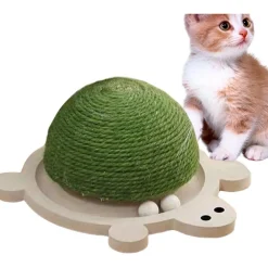 Downypaws - Griffoir pour chat en forme de tortue-balle jouet pour chat-29*24*14cm Hot