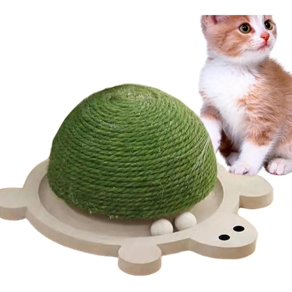 Downypaws - Griffoir pour chat en forme de tortue-balle jouet pour chat-29*24*14cm Hot