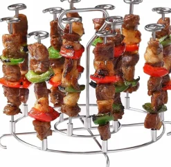 Downypaws Barbecues Et Planchas | - Grille à kebab en acier inoxydable 304 pour la friteuse à air
