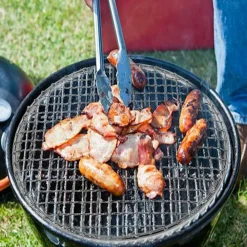 Downypaws Barbecues Et Planchas | - Gril rond en acier inoxydable de 35 cm sans pieds