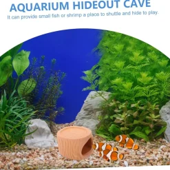 Downypaws - 2 grottes en céramique - décoration et cachette aquarium Hot