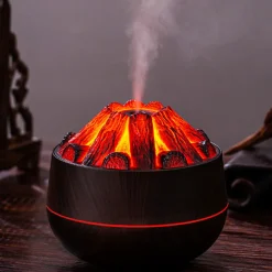 Downypaws - Humidificateur - diffuseur d'arômes à charbon de feu simulé (300ml, 2.3w) Best