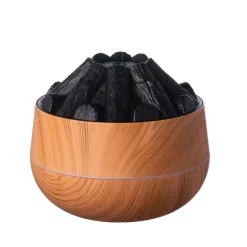 Downypaws Bougies, Senteurs Et Bien-Être | - Humidificateur - diffuseur d'arômes à charbon de feu simulé (300ml, 2.2w)