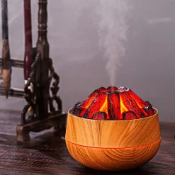Downypaws Bougies, Senteurs Et Bien-Être | - Humidificateur - diffuseur d'arômes à charbon de feu simulé (300ml, 2.2w)