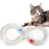 Downypaws - Jouet interactif pour chat -plateau tournant pour jouets pour chats-amovible New