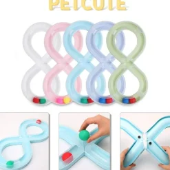 Downypaws - Jouet interactif pour chat -plateau tournant pour jouets pour chats-amovible New