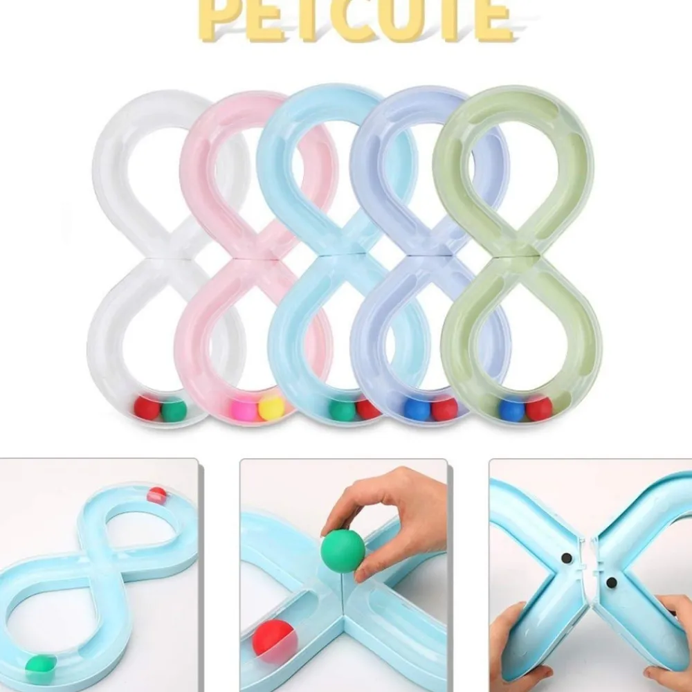 Downypaws - Jouet interactif pour chat -plateau tournant pour jouets pour chats-amovible New