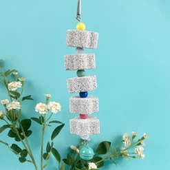 Downypaws - Jouet mâcher perroquet lot 2 avec cloche Online