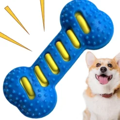 Downypaws Jouets | - Jouet pour chien forme osseuse sifflet tpr nettoyant dentaire
