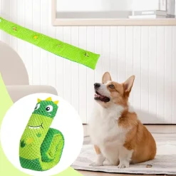 Downypaws - Jouet pour chien forme de dinosaure-jouets à mâcher-72*9cm Clearance