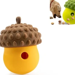 Downypaws - Jouets à mâcher bon pour le nettoyage des dents-fuite alimentaire en forme de noix Hot