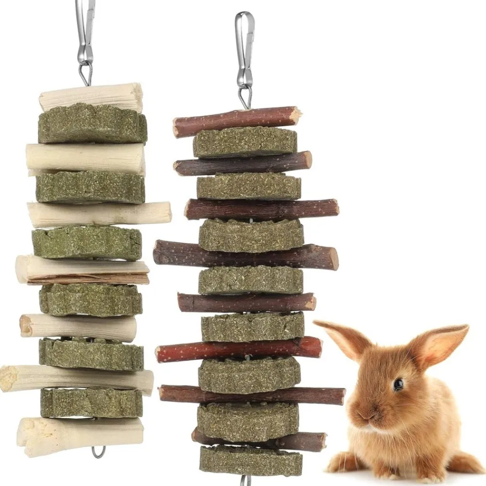 Downypaws - Jouets à mâcher - 2 pièces branches de pommier naturel Outlet
