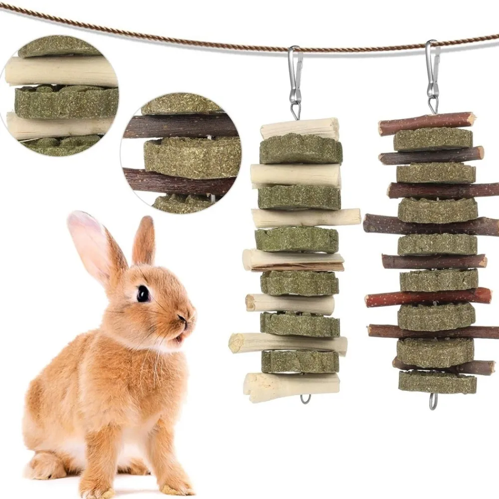 Downypaws - Jouets à mâcher - 2 pièces branches de pommier naturel Outlet