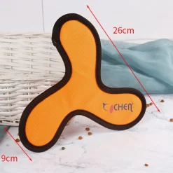 Downypaws Jouets | - Jouets pour chiens-frisbee pour chien boomerang 2 articles-jaune + rouge