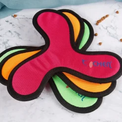 Downypaws Jouets | - Jouets pour chiens-frisbee pour chien boomerang 2 articles-jaune + rouge