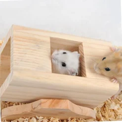 Downypaws - Jouets pour hamsters avec boîtes à bascule et aire de jeux d'escalade New