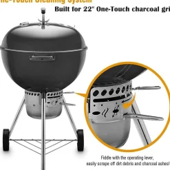 Downypaws - Kit de nettoyage one-touch pour barbecue weber 18-1/2