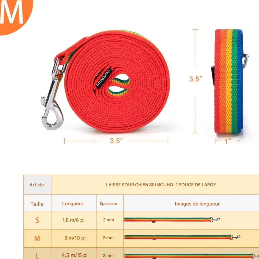 Downypaws - Laisse de dressage pour chien Discount