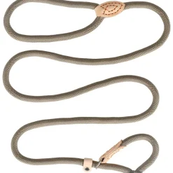 Downypaws Colliers, Laisses Et Vêtements | - Laisse pour chienlaisse de dressage et collier réfléchissants et coulissants en nylon de 180 cm, couleur beige,