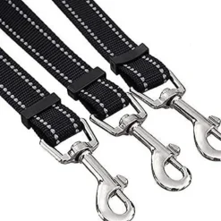 Downypaws Colliers, Laisses Et Vêtements | - Laisse pour chien 3 têtes