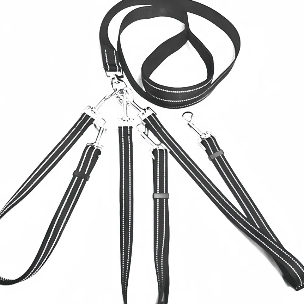 Downypaws Colliers, Laisses Et Vêtements | - Laisse pour chien 3 têtes