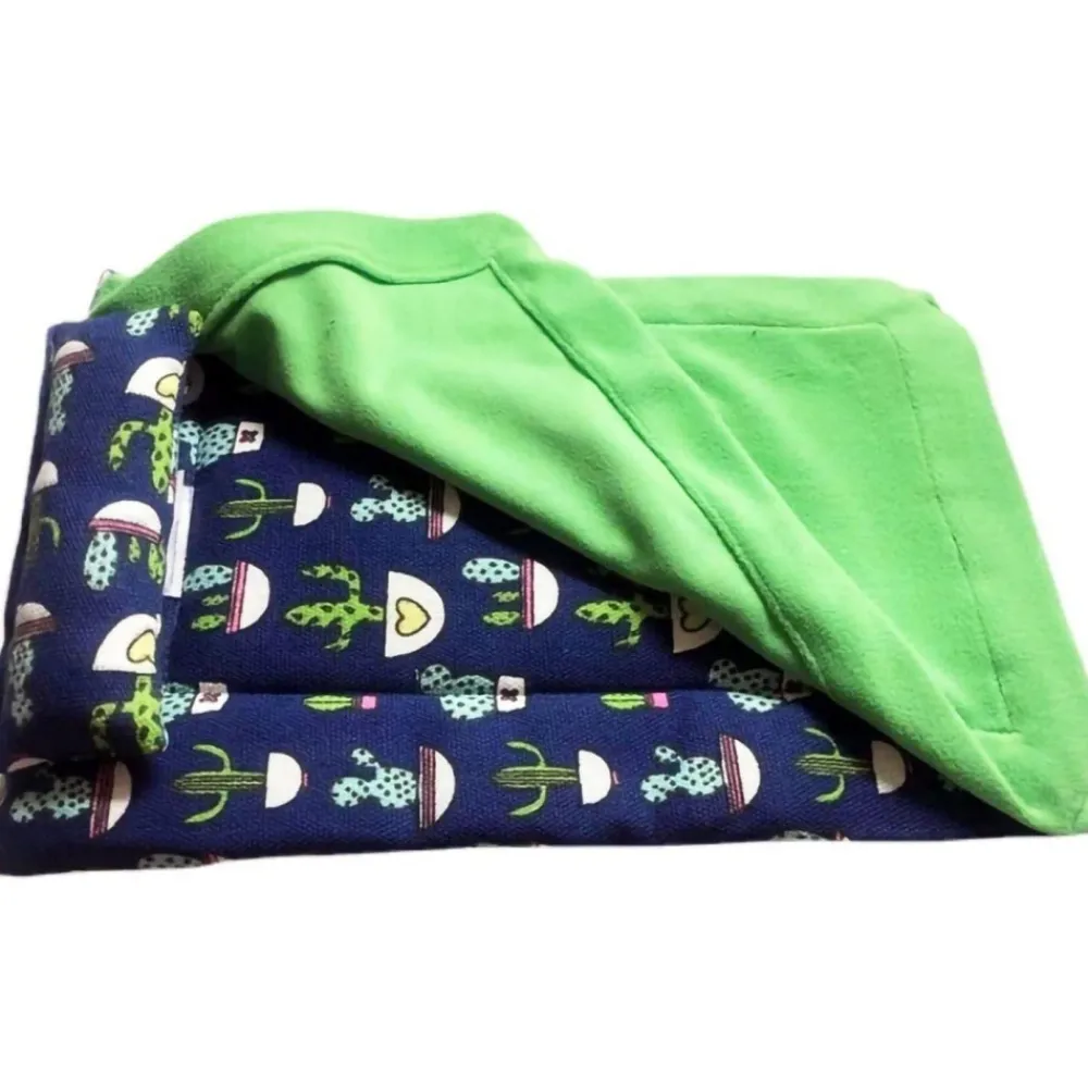 Downypaws - Lit - confortable, chaud, avec oreiller, couverture et housse en peluche
