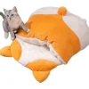 Downypaws Niches, Paniers Et Transports | - Lit de chat et de chien style corgi-65*53*12cm