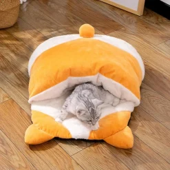 Downypaws Niches, Paniers Et Transports | - Lit de chat et de chien style corgi-65*53*12cm