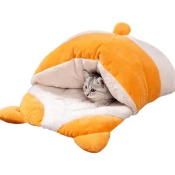 Downypaws Niches, Paniers Et Transports | - Lit de chat et de chien style corgi-65*53*12cm