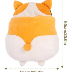 Downypaws Niches, Paniers Et Transports | - Lit de chat et de chien style corgi-65*53*12cm