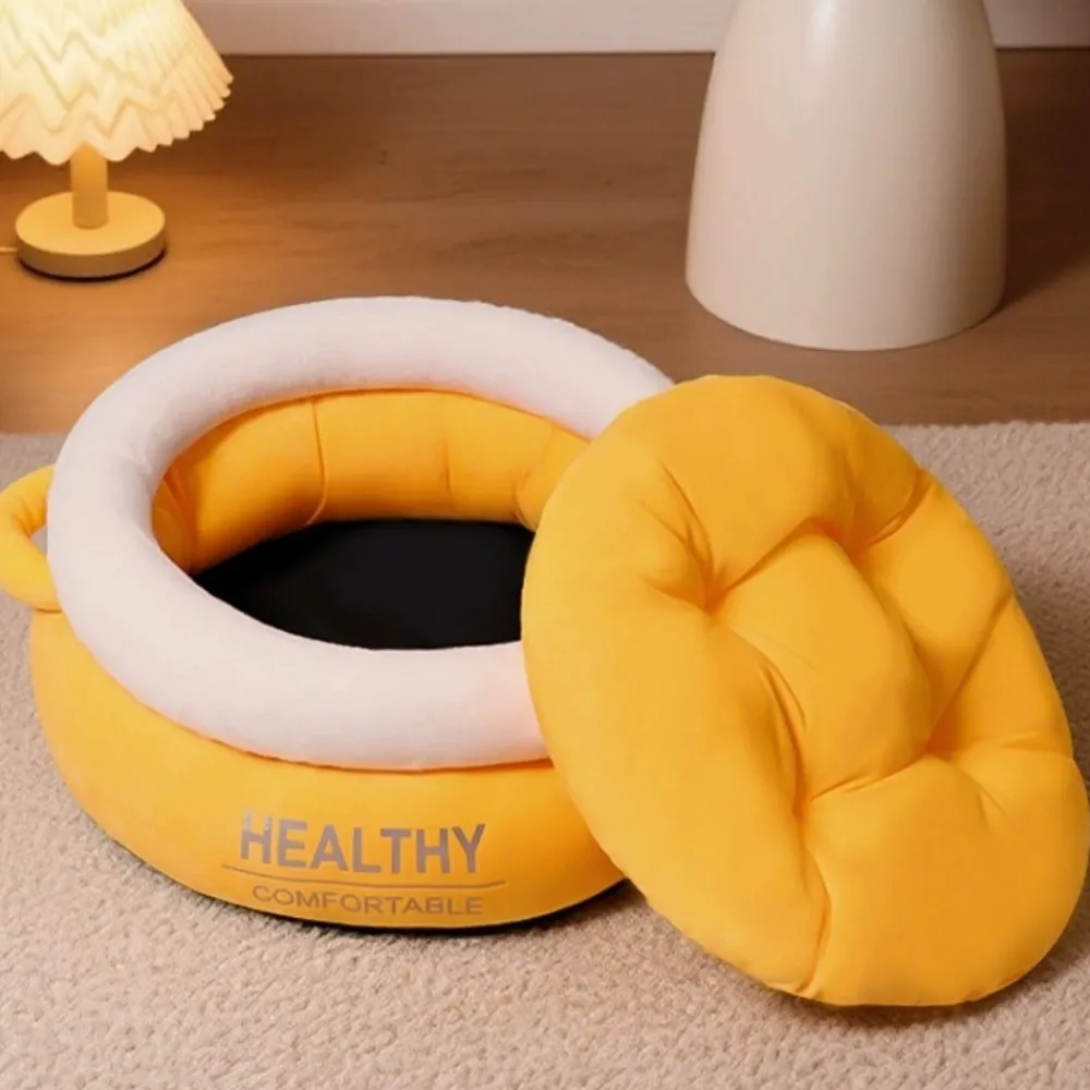 Downypaws - Lit pour chat amovible rose 40*40*18cm Best