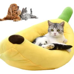 Downypaws - Lit pour chat en forme de banane-70*40*13cm Sale