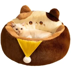 Downypaws - Lit pour chat forme de chat 55*55*32cm New