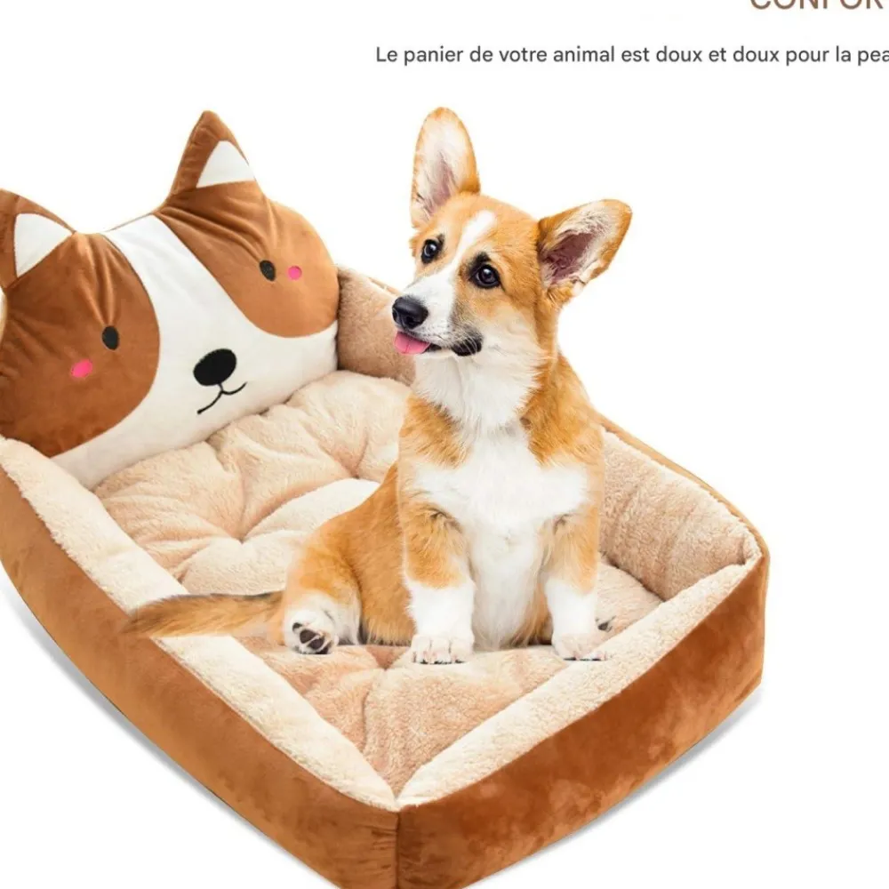Downypaws - Lit pour chien brun Online