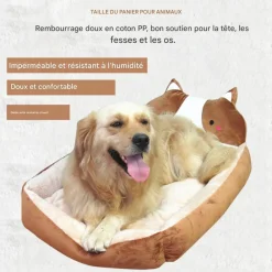 Downypaws - Lit pour chien brun Online